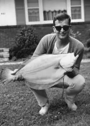 Flounder In The United States 1963 Old Fishing Photo