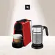 Nespresso膠囊咖啡機 Essenza Mini紅+Aero4全自動奶泡機