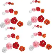 HOODANCOS 120pcs Quilling Paper Strips Flower DIY Craft Kit for Beginners for Scrapbooking Handmade Decorations and Paper Folding Art