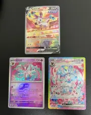 Korean Card Lot 3 Sylveon V Alt Art Terastal Sar Master Ball Eevee Heroes NM