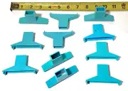 12pc 1960s Aurora XLerator T-Jet Lock+Joiner HO Slot Car TRESTLES Track SUPPORTS