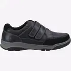 Hush Puppies Fabian MEMORY FOAM Mens Leather Fashion Smart Shoes Black