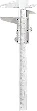AIMALL 8 Inch Stainless Steel Vernier Caliper, 200mm Micrometer Measuring Tool, Precision Gauge Ruler, Carbon Steel, Silver