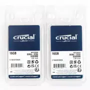 Crucial 32GB KIT 2 x 16GB Laptop Memory SODIMM DDR4 PC4-25600 CL22 3200 MHz RAM