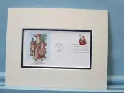 Christmas and Santa Claus and the First Day Cover of the Santa Claus stamp