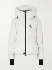 [Moncler Grenoble] Moncler Grenoble - Bouquetin Belted Quilted Down Ski Jacket - White - 2 2 White