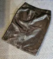 DAVID LAWRENCE Metallic Gold Lamè Pencil Skirt Sparkly BNWT RRP $199 SIZE 12