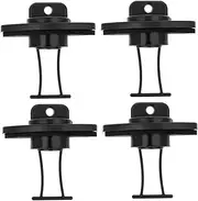 FOYTOKI 4Pcs Kayak Drain Plug Durable Scupper Plug for Canoe and Kayak Hull Drainage Black Water Stopper for Outdoor Boating Activities