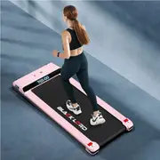 BLACK LORD Treadmill Electric Walking Pad Steel Frame Under Desk Gym 410mm Pink