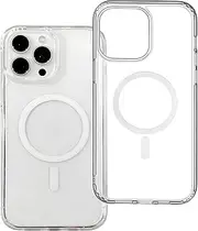 Clear Magnetic Case Compatible with MagSafe for iPhone 14 Pro Max by Defence Pro, Wireless Charging, Scratch Resistant, Lightweight and Protective