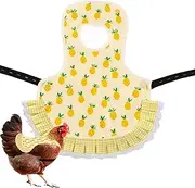 Hen Saddle - Poultry Jacket Hen Clothes Chicken Saddle - Back Feather Protection Protector Poultry Protector Hen Apron Feather Protective Jacket Suit Small, Medium Hens