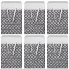 6 Pack Large Laundry Baskets 75L Laundry Hamper Collapsible Clothes Hamper Wa...