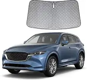 OTTO Shade 6 Layer Thick WindScreen Sun Shade for Mazda CX-5 CX5 2017-2025 Premium UV Protection Foldable Front Window Sunshade Heat Shield Cover