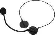 Vaguelly Mic Headset Costume Prop Fake Headset for Rock Performance and Boys and Girls Concert Plastic Constructi