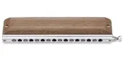 SUZUKI S-64CW Chromatic Harmonica Sirius Series Wooden Cover Model with case NEW