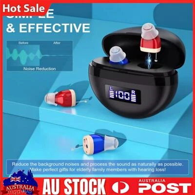 Amplifier Digital Enhancer Mini Ear Hearing Aids In-Ear Invisible Sound Voice A+