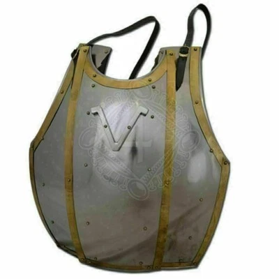 Medieval iron chest pate Armor Knight Cuirass Wearable Larp Cosplay Costume