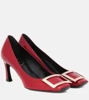 [Roger Vivier] Roger Vivier Trompette patent leather pumps AU 6 red