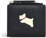[RALDEY] Radley London Radley Respects Small Grained Leather Bifold Purse Purse in Black, Black, S, Classic