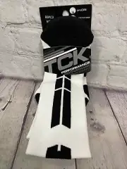 TCK Performance Socks Size Medium Breathable Durable Comfortable White New