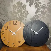 在飛比找ETMall東森購物網優惠-實木鏤空雕刻Wall clock 鐘錶