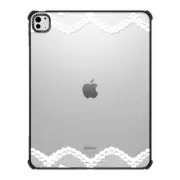 iPad Pro 13-inch (M4) iPad Impact Case Double White Romantic Lace