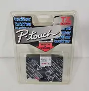 Brother P-Touch TZ Label Tape Genuine, White Tape, Red Ink, 12mm-1/2 NEW