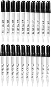 CHILDWEET Essential Oil Pipette Dropper Scale 1ml Laboratory Dropper Set for Accurate Dosing
