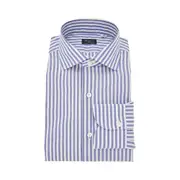 [FINAMORE] FINAMORE 'Milano' striped cotton shirt Man 40 40 Blue