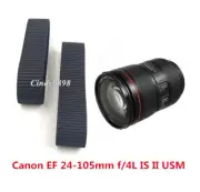 New Lens Focus +Zoom Rubber Grip Ring For Canon EF 24-105 F/4L IS II USM Part