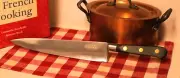 SABATIER, NOS, 9 in, Chef Knife , CARBON STEEL . Made in France