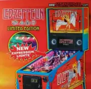 Led Zeppelin Pinball FLYER Hard Rock Music Limited Edition Angel Original Promo