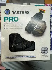 Yaktak Pro Winter Snow and Ice Traction Cleats, Steel Coil Black CHOOSE SIZE