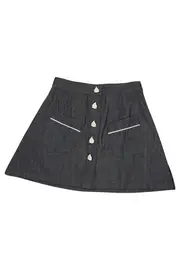Sail Boat Button Front Skirt--QUI-0912-3