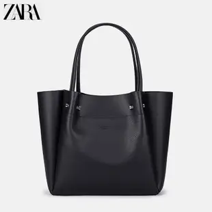 Zara 包包 大容量托特包 巨能裝 簡約單肩包 便攜購物包 筆電包 通勤包 側背包 子母包 手提包 專櫃正品 贈送紙袋