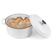 AILIBOO Dutch Oven 5 Quart, Enameled Cast Iron Dutch Oven with Lid, Dutch Ove...