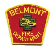 Belmont Fire Department Patch Massachusetts MA v2