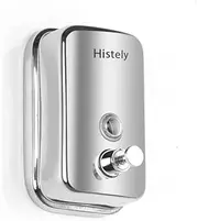Commercial Soap Dispenser Wall Mount - Histely Stainless Steel Manual Soap Dispenser Liquid Pump Corrosion-Proof Leak Free for Bathroom Kitchen (34 oz/1000ml)