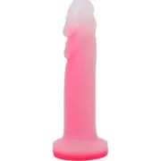 Tantus Flurry O2 Dual Density Dildo - Model 7, Rose Quartz - G-Spot Pleasure for
