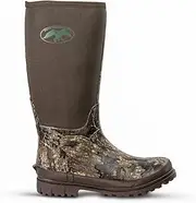 Duck Commander Rubber Men’s Hunting Boot by Hot Shot | Durable Rubber & Neoprene Material | Outdoor Waterproof Boots | Lightweight Camouflage Hunting Boots | Rubber Sole for Traction