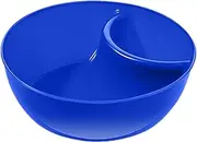Snack & Dip Bowls - Cereal Serving Dish Divided Anti-Soggy Serving Dish, Sharing Bowls | Stackable Sauce Dish, Soup & Sandwich Plate, Dip Bowls, Split Trays
