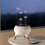 Newmelo Jellyfish Diffuser, Dancing Jellyfish Aroma Diffuser, Humidifier with 7 LED Lights, 2 Mist Modes, Remote Control and Auto-Off Timer for Bedroom, Office, & Home Decor