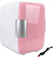 4L Mini Refrigerator for Car, ZOZOE Electric Cooler/Warmer 6 Cans Portable Fridge - Food Grade Material, Energy-Saving, Low Noise Insulation Dual-Use for Car