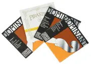 *GENUINE* Dominant Violin Strings 4/4 Size 135B A,D,G, w/ Gold Label E Ball End