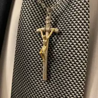 在飛比找蝦皮購物優惠-十字架苦像項鍊—天主教聖物