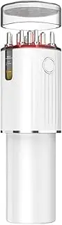 Anlayliay 3-in-1 Vibrating Hair Oil Applicator & Scalp Massager Red Lights with 70Ml Storage Hair Treatment Growth Applicator