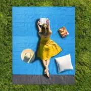 2x2.1M Waterproof Beach Mat Blanket Camping Ground Mat Portable Picnic Mattress