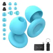 Ear Plugs for Sleeping Noise Reduction Reusable, Concerts, Focus, Travel, Work,