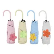 5 Fold Parasols Pocket Sunshades Sun and Rain Umbrella for Women Travel Outdoor