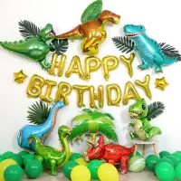 在飛比找momo購物網優惠-【生活King】恐龍主題氣球套餐組(派對氣球 生日佈置)
